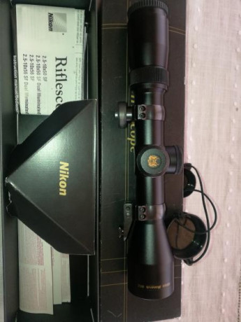 VENDO VISOR NIKON MONARCH 1,5-6X42 RETICULA 4 ,EN ESTADO IMPECABLE ,CAJA Y DOCUMENTACION ,ESTA COMO NUEVO 00