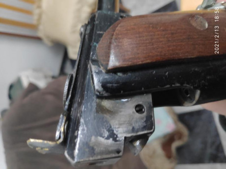 Vendo carabina Norica del 4.5mm comprada por mi bisabuelo en 1958.
En 1985 la madera fue restaurada y 12