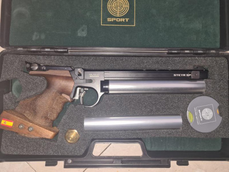 Hola a todos, vendo esta magnífica steyr lp50, la pistola es del año 2013 con pocos tiros, tiene maletin 02