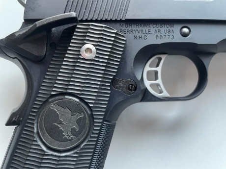 Vendo Pistola Nighthawk Custom Talon de Airsoft Full equip por 500 euros con base como no de Tokio Marui. 00
