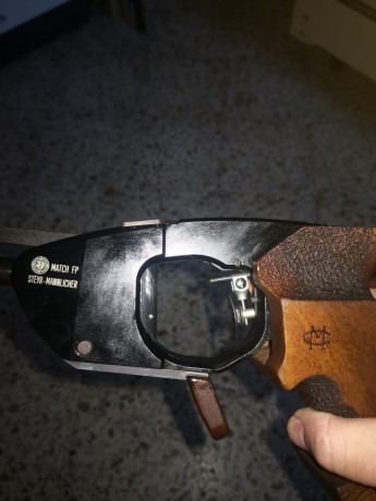 Se vende Lote de armas cortas y largas compuesto por:
-Pistola Libre Steyr FP Match con cacha Morini talla 22