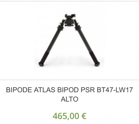 Pues es el caso que estoy mirando un bípode para la CZ del 22LR, de los que se sujetan a la anilla de 32