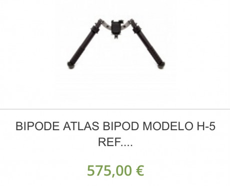 Pues es el caso que estoy mirando un bípode para la CZ del 22LR, de los que se sujetan a la anilla de 30
