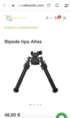 Pues es el caso que estoy mirando un bípode para la CZ del 22LR, de los que se sujetan a la anilla de 50