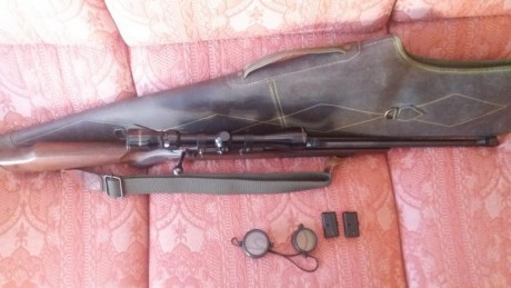 Buenas a todos
Vendo carabina Sako P 94S Rimfire modelo Hunter en calibre .22 lr.
Es una preciosidad de 130