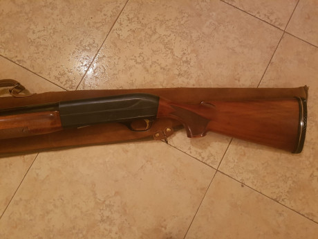 Vendo escopeta Benelli Super 90, cañon de 71 ctms.,recámara Magnum 12/76, 5 chokes originales Benelli 22