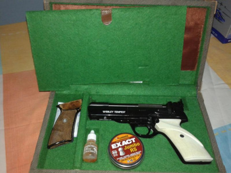 Busco pistola Webley Tempest. 20