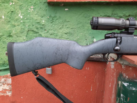Buenas vendo el siguiente equipo
Rifle....Weatherby  Mark 5 ultralijero (2600 gr)
Encabado en aluminio
Calibre.... 01