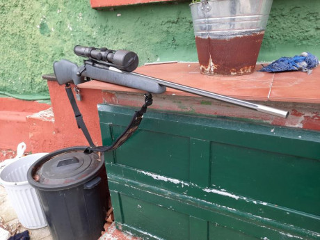 Buenas vendo el siguiente equipo
Rifle....Weatherby  Mark 5 ultralijero (2600 gr)
Encabado en aluminio
Calibre.... 12