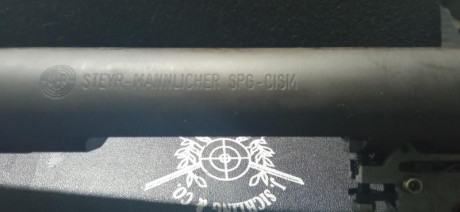 Hola

Se vende rifle ,sin la culata, STEYR MANLINCHER calibre 308 . cañón de 50 cm

550 eur, más envio
 02