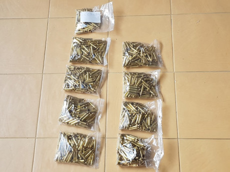 Vendo lote de 850 vainas de la prestigiosa marca Hirtemberger del cal. 222RM (MAGNUM) nuevas para recarga, 01