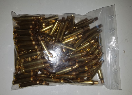 Vendo lote de 850 vainas de la prestigiosa marca Hirtemberger del cal. 222RM (MAGNUM) nuevas para recarga, 00