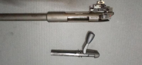 Hola

Se vende rifle ,sin la culata, STEYR MANLINCHER calibre 308 . cañón de 50 cm

550 eur, más envio
 31