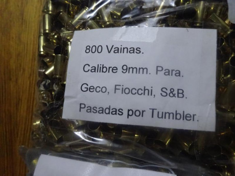 Muy buenas.

Vendo 2130 vainas variadas del 9 para con 1 tiro y Tumbler en bolsas zip.

Se distribuyen 00