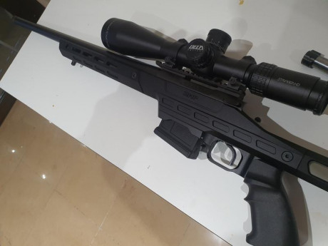 Bergara BMP 6,5 Credmore
Disparador Timney
Visor Delta Stryker 5-50 x 56
No mas de 200 disparos.

2.500 01