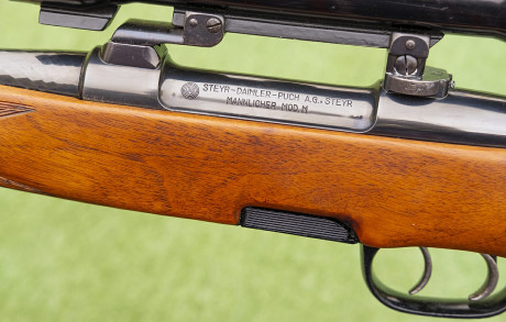 Rifle STEYR-DAIMLER PUCH AG Steyr Modelo M. calibre 30-06 Spr. made in AUSTRIA lleva visor Carl Zeiss 02