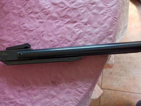 Hola, vendo cañon corto de norica black eagle en calibre 4.5, mide 354 mm de largo el cañon e incorpora 152