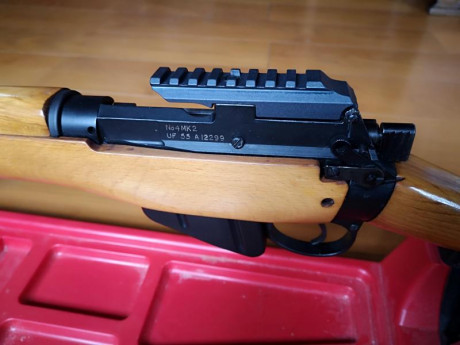 Sin taladrar, se monta en minutos.
Nueva sin uso 
Para Lee Enfield 4 y 5
70€
636142876 02