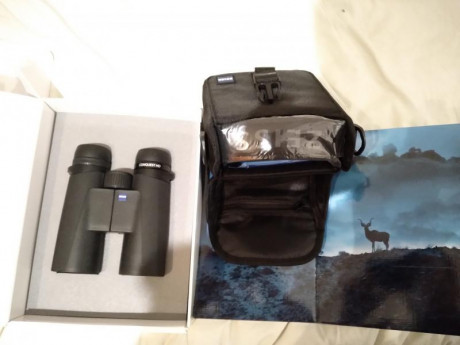 Buenas, se venden prismaticos zeiss conquest hd de 10x42 nuevos, recogidos hoy de la armeria. Los vendo 01