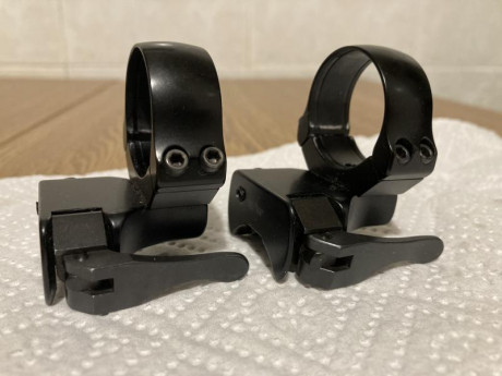 Se venden monturas apell, para blaser del 30 mm, como nuevas, 225€. 10