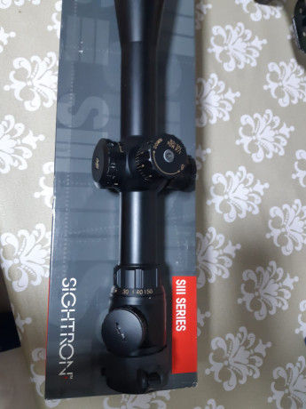 Se vende este magnífico visor sightron s3 con punto dot flotante  con muy poco uso precio del visor 900e 01