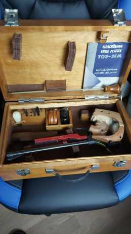 Un compañero del club vende una Toz 35 impoluta con cacha Morini retocada en talla L original y ajustada 02