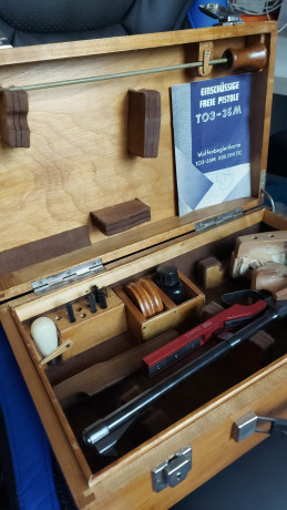 Un compañero del club vende una Toz 35 impoluta con cacha Morini retocada en talla L original y ajustada 12