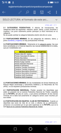 Alguien me puede decir algo de esta modalidad de tiro, parece ser que muy de moda ultimamente.
Gracias
Un 31