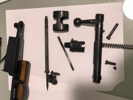 Fusil K98 del año 1.937, cuando estos rifles se hacían de manera tranquila y perfeccionista. Esta muy 50