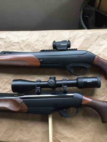 Buenas a todos, dispongo de escopeta Semiautomática Winchester Modelo SX3 con dos cañones, uno con polichok 91