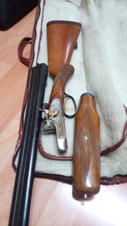 Hola un amigo me pide que le ponga a la venta una escopeta paralela de perrillos esta pavonada y muy bien 10