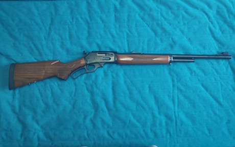 Se vende rifle Marlin calibre 444. 
Lleva los siguientes accesorios:  cantonera limbsaver para amortiguar 02
