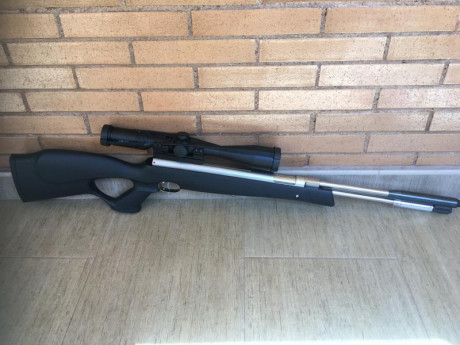 VENDO CARABINA WEIHRAUCH HW97 INOXIDABLE MATE BLACK LINE STL - CALIBRE 4,5-COMPRADA NUEVA EN SEPTIEMBRE 10