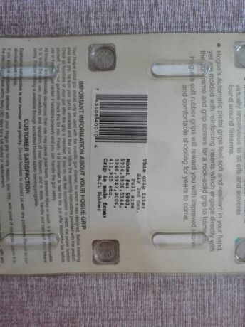 Hola a todos. Cambiaria cachas de la marca Hogue de goma nuevas, solo colocadas una vez para ver como 10