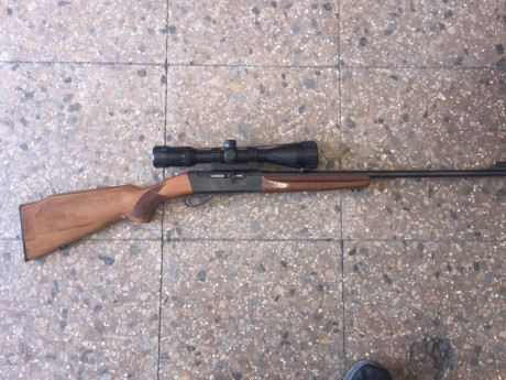 Un amigo vende esta Carabina cal 22 con visor Gamo Sporter 3-9x50 con 2 cargadores de 10 cartuchos ,esta 02