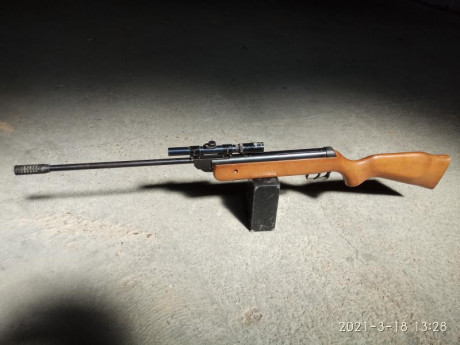 Hola, tengo una Norica mod. 90 que lleva la mira colocada donde va el alza y el caso es que la mira está 91