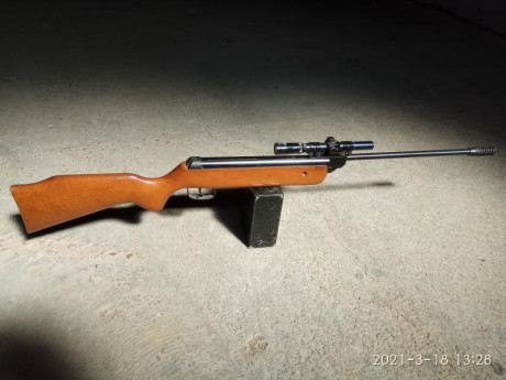 Hola, tengo una Norica mod. 90 que lleva la mira colocada donde va el alza y el caso es que la mira está 90