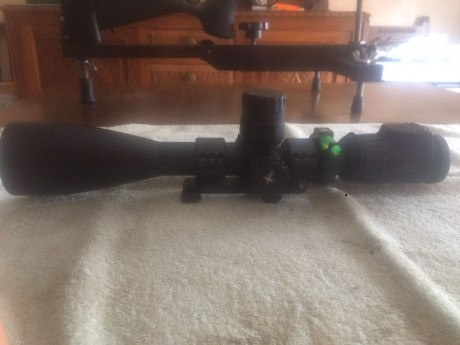 Blaser R8 Long Range
Calibre 338 lapua mag
Caño 19mm 
Freno blaser dual brake
Gatillo a 600g
Rail picatini 90