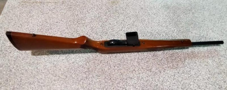 Hola a todos.

Como dice el asunto, vendo rifle MARLIN CAMP en calibre .45 ACP; tal y como aparece en 10