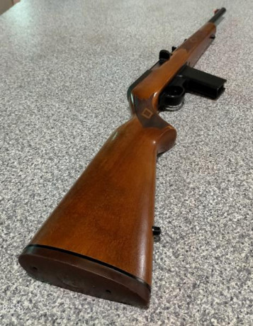Hola a todos.

Como dice el asunto, vendo rifle MARLIN CAMP en calibre .45 ACP; tal y como aparece en 32