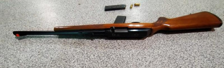 Hola a todos.

Como dice el asunto, vendo rifle MARLIN CAMP en calibre .45 ACP; tal y como aparece en 31