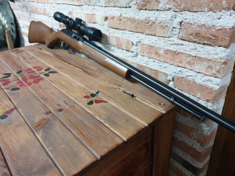 Se vende pack completo (no por separado), de 3 armas compuesto por:
1. Carabina del 22 lr Marlin semiautomática 02