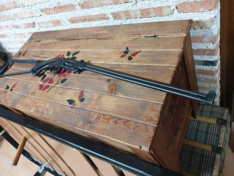 Se vende pack completo (no por separado), de 3 armas compuesto por:
1. Carabina del 22 lr Marlin semiautomática 00