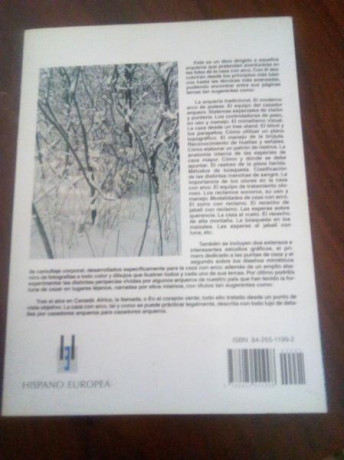 LA CAZA CON ARCO

AUTOR MOISES D. BOZO

EDICIONES HISPANO EUROPEO

EDICION 1997

COMO NUEVO

30 EUROS

Por 01