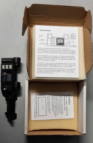 Cronógrafo para disparar con aire comprimido, para PCP o Springer (resorte), totalmente nuevo. Genial 02