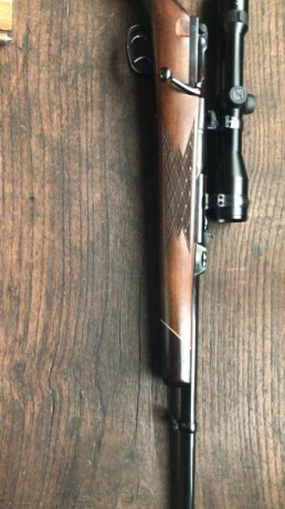 Vendo Mauser 66 de lujo con incrustaciones de Oro, dos visores con monturas Shuller, uno un zeiss y otro 40