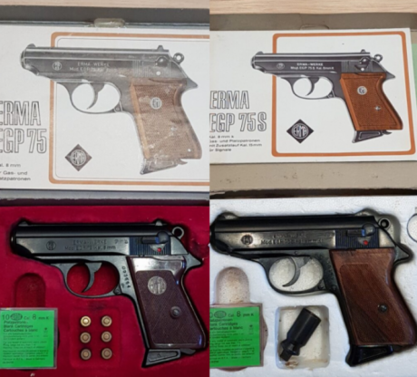 Lote de 4 detonadoras en perfecto estado
450€ mas gastos si se envía a  IAE


Erma EGP 75 8mm PTB 69

Erma 01