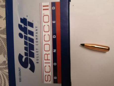 Hola.

Vendo una caja de 100 puntas marca Swift Scirocco II de 180 grains , calibre 30.
Las compré para 01