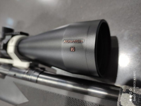 Hola. Pongo a la venta Visor Nikon Monarch 7 3-12x56. Tiene retícula iluminada con un punto rojo. La retícula 00