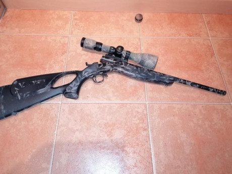Vendo monotiro bergara scout 308w con visor shilba 2.5-10x50 RI en perfecto estado de funcionamiento y 01